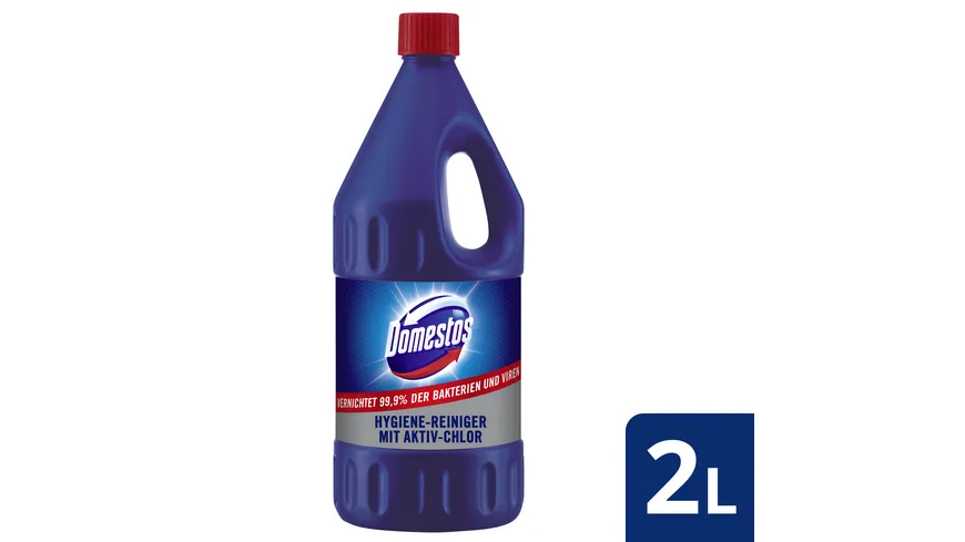 Domestos Hygiene-Reiniger mit Aktiv-Chlor effiziente Schimmelbeseitigung 2 l
