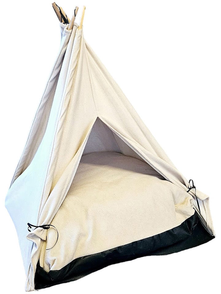 Evila Tierbett in Creme - (B)52 x (H)70 x (T)60 cm günstig kaufen onesize