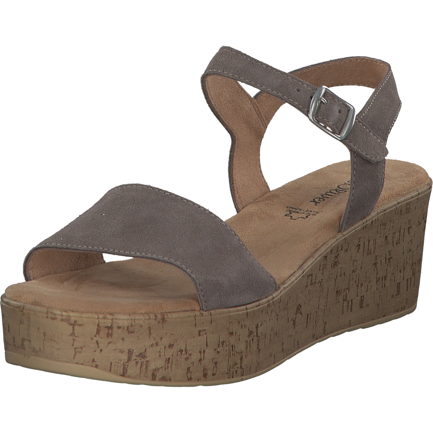 s. Oliver 28311, Plateau-Sandaletten, Damen, taupe