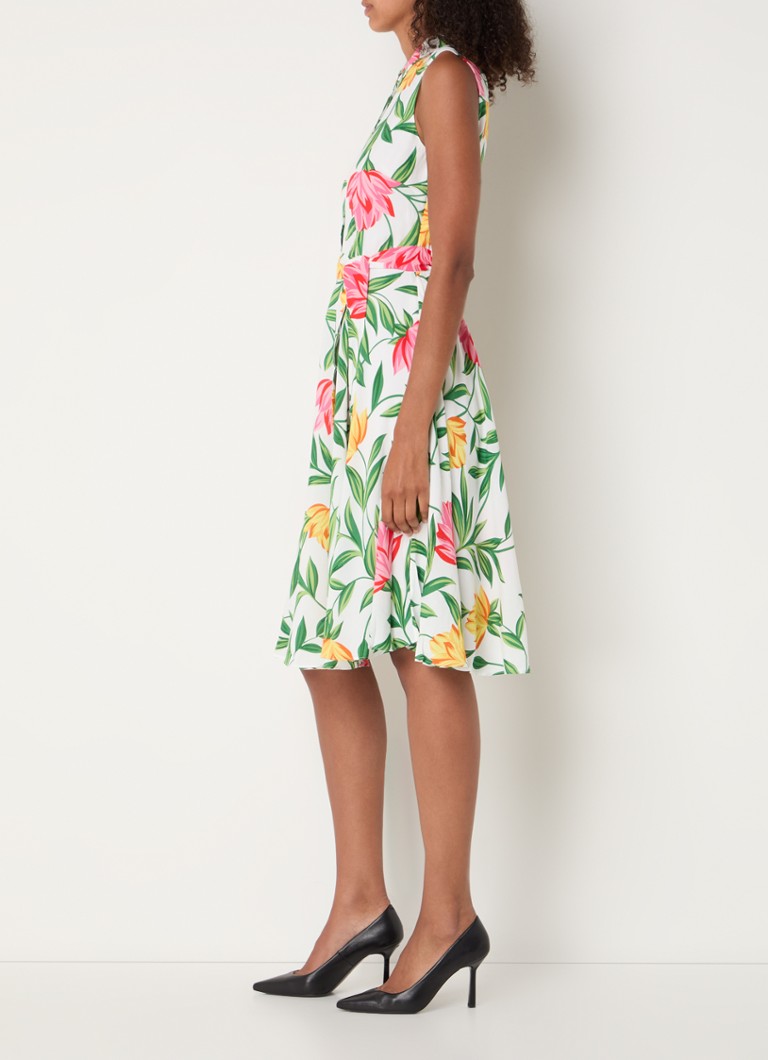 Abito chemisier midi Belinda di Hobbs, con stampa floreale e cintura da annodare