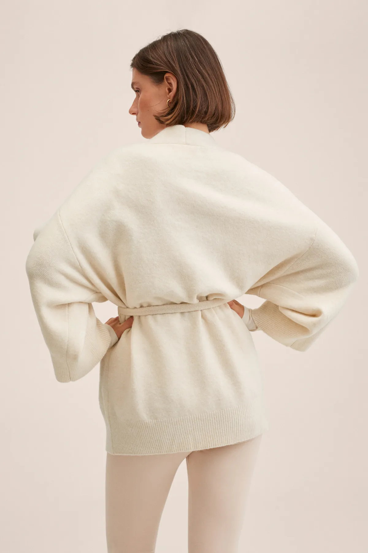 MANGO Woman  Strickjacke - Rosa - Regular Fit
