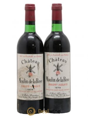 Château Moulin de la Rose Cru Bourgeois  1979 - Lot de 2 Bouteilles
