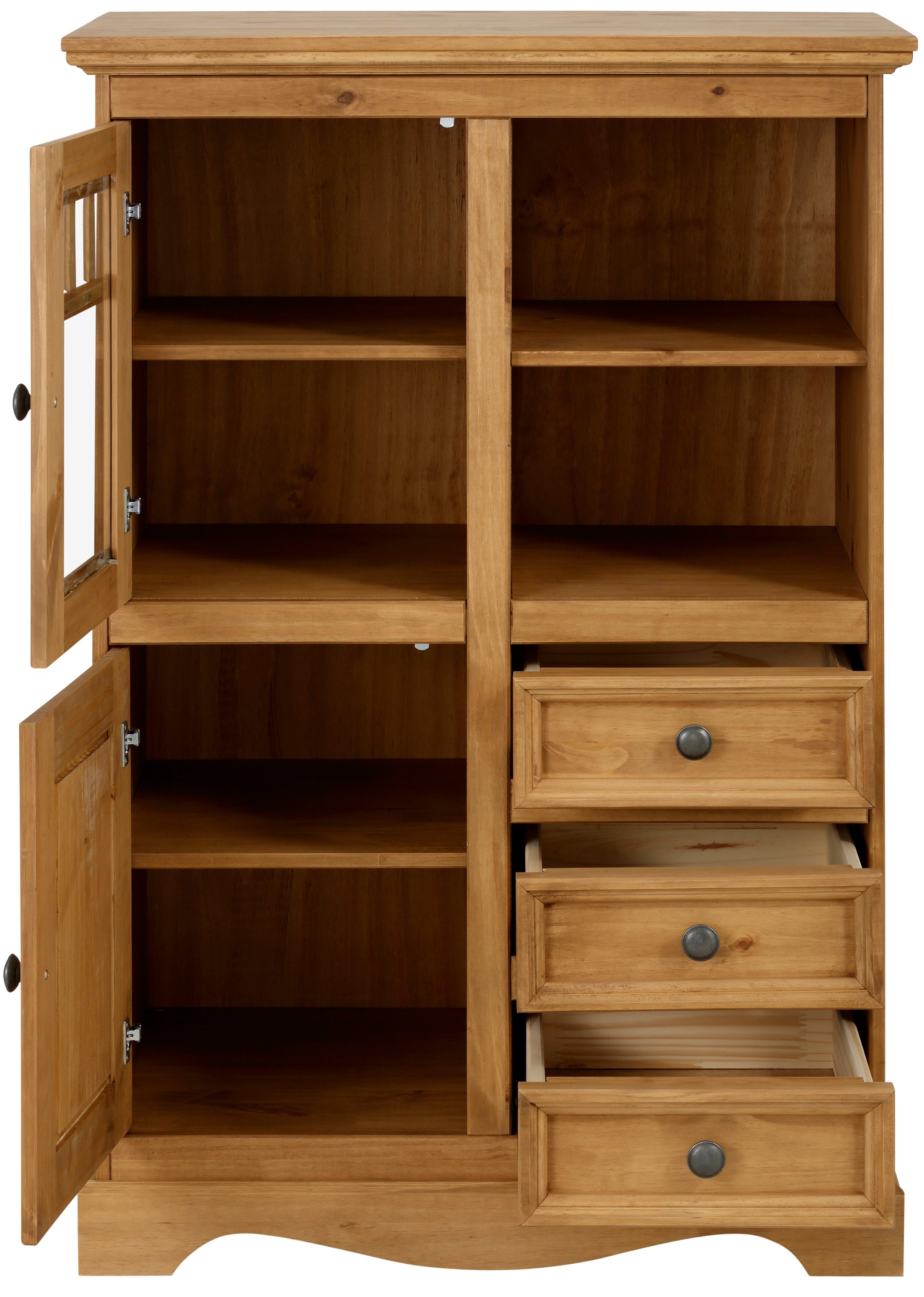 Home affaire Highboard Melissa, Breite 80 cm