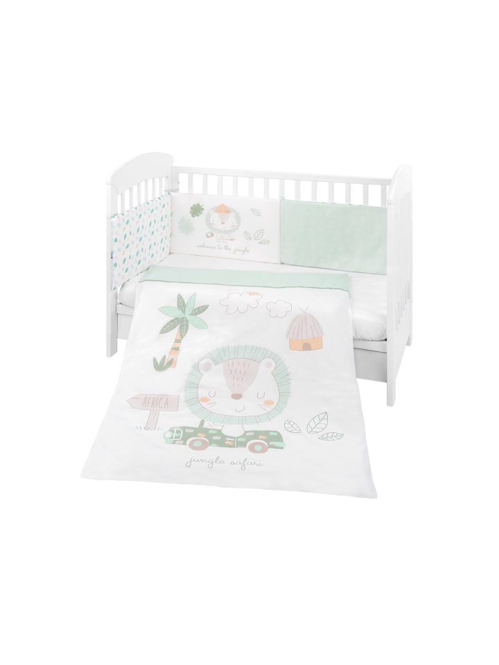 Kikkaboo Babybettwäsche 6-teilig in grün günstig kaufen onesize
