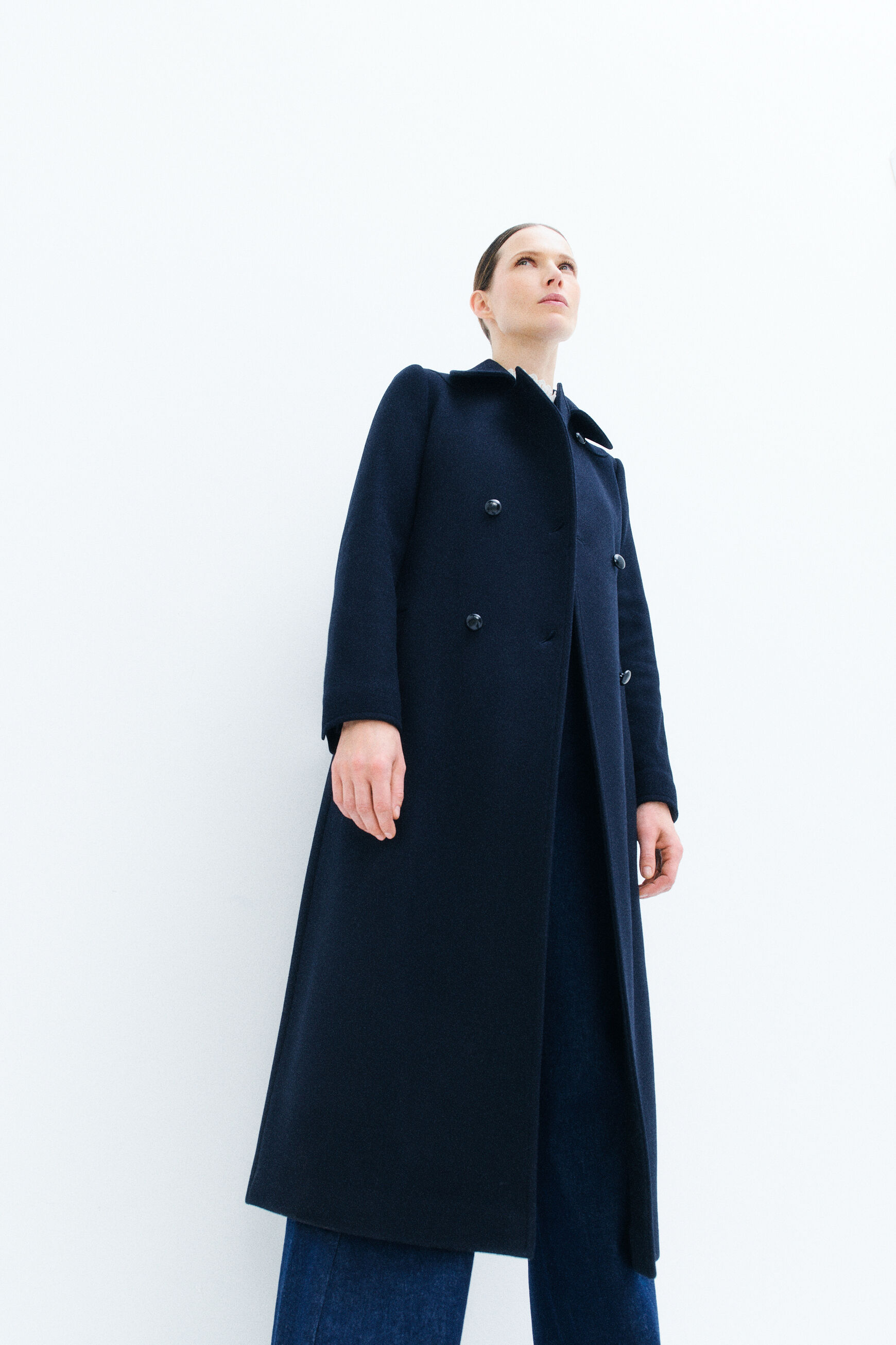 manteau merlin bleu marine femme