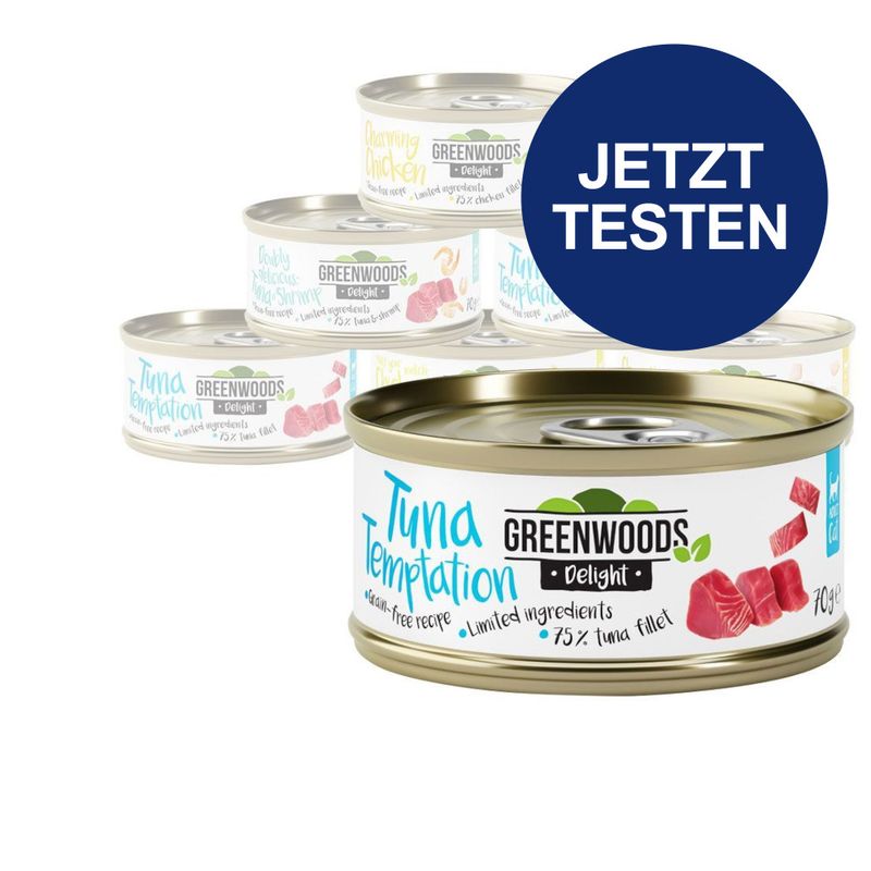 Probierpaket Greenwoods Delight 6 x 70 g zu TOP-Preisen | bitiba