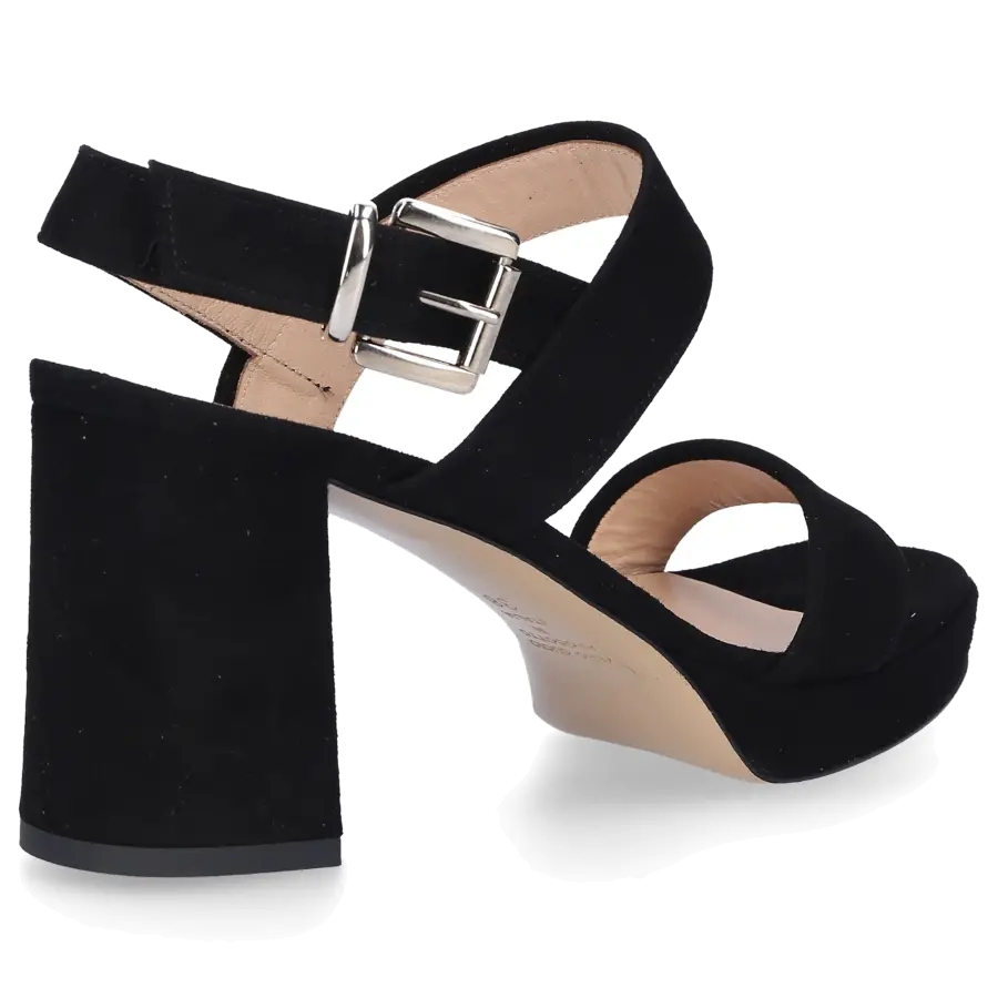 EN AVANT - Sandalen LUVIA Veloursleder - schwarz