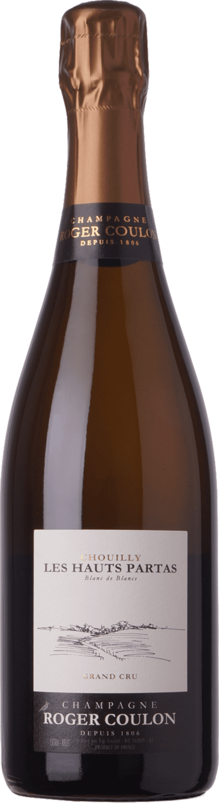 Roger Coulon: Champagne Les Hauts Partas Blanc de Blancs Grand Cru Extra Brut 2016