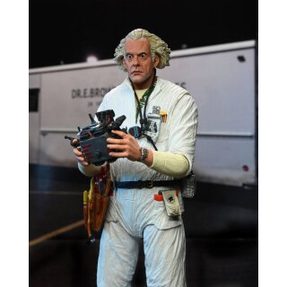 Zurück in die Zukunft Actionfigur Ultimate Doc Brown (1985) 18 cm