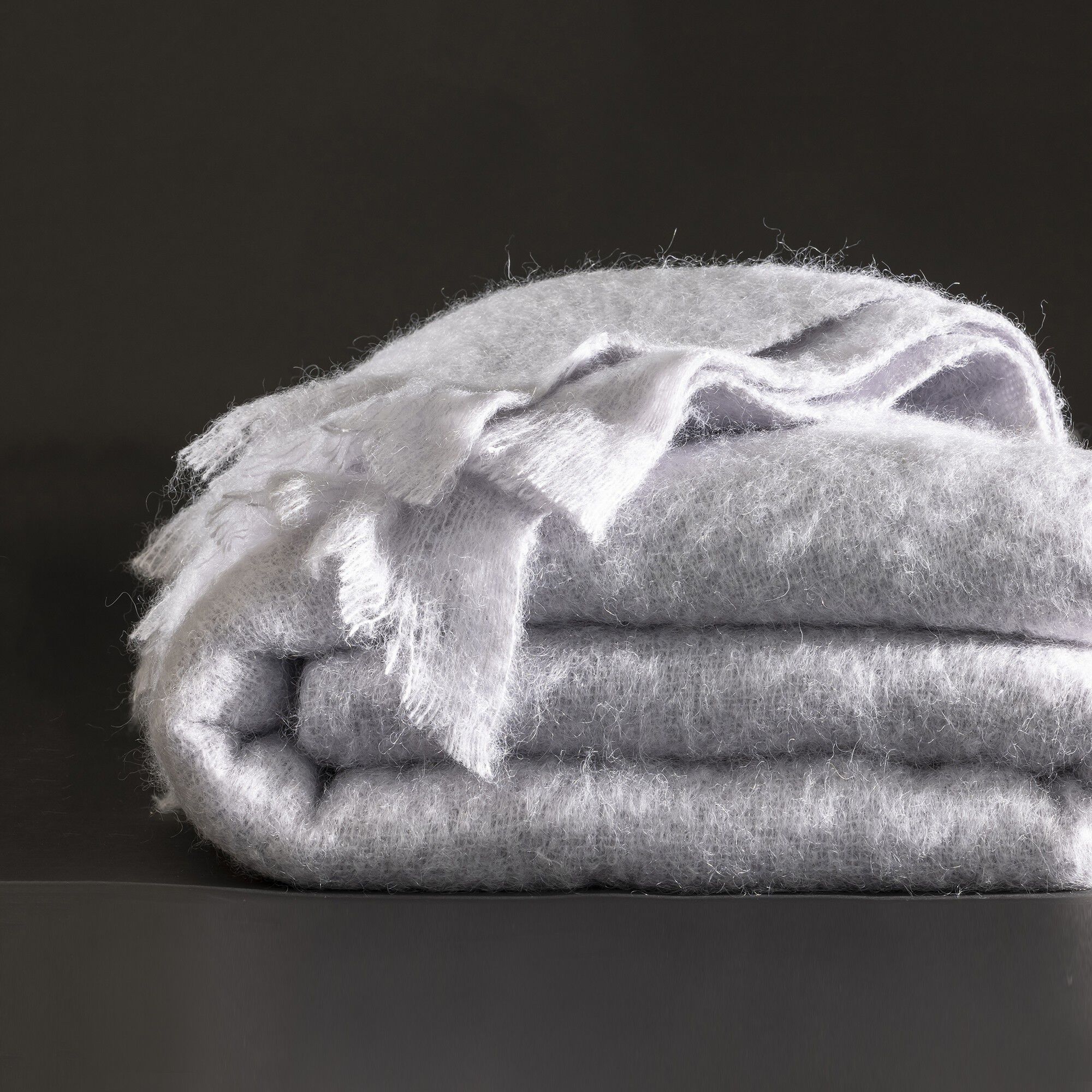 Couverture laine mohair Angora