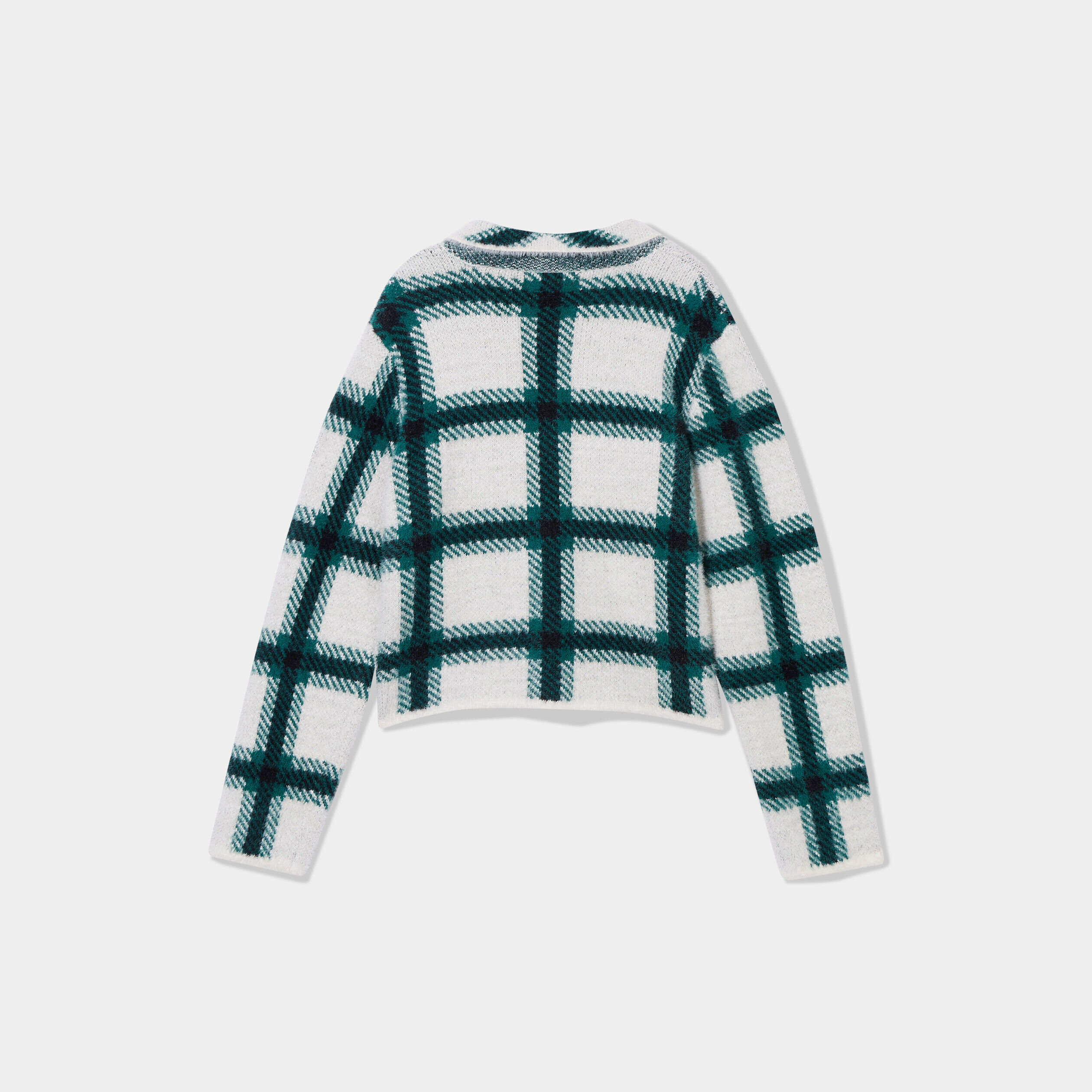 Veste col polo boutonnée ecru femme | Cache Cache
