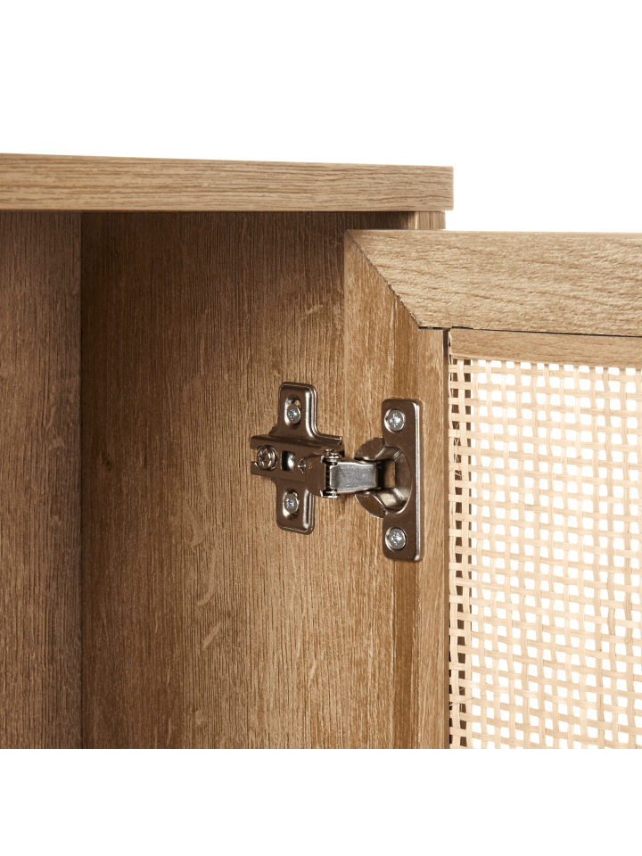 Beliani Badezimmerschrank ROSELL in Heller Holzfarbton - (W) 40 x (H) 60 x (L) 19 cm günstig kaufen onesize