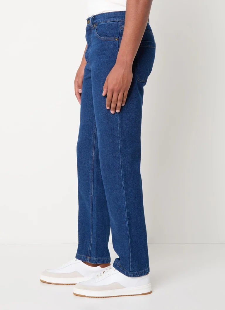 Jeans Jean Bram's Fruit a taglio dritto, lavaggio scuro e tasche laterali