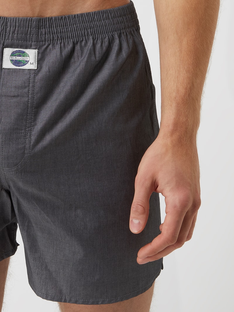 Boxershorts aus Baumwolle in schwarz