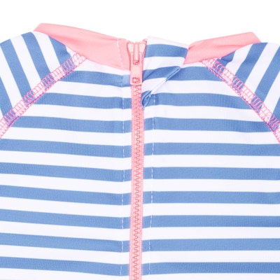 Schwimmshirt, mittelblau für Mädchen