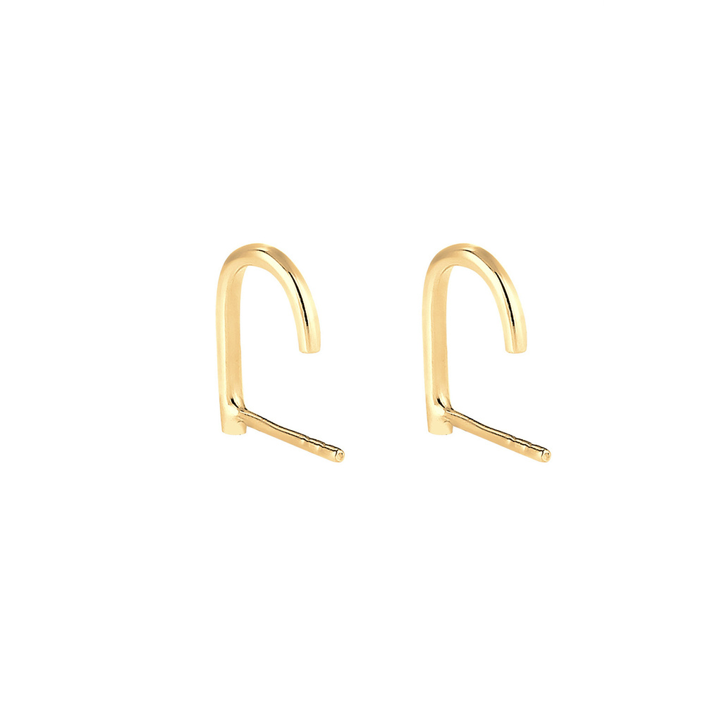 Elli Elli Boucles d'Oreilles Suspender Geo Minimal 925 Sterling Silber Boucles d'oreilles