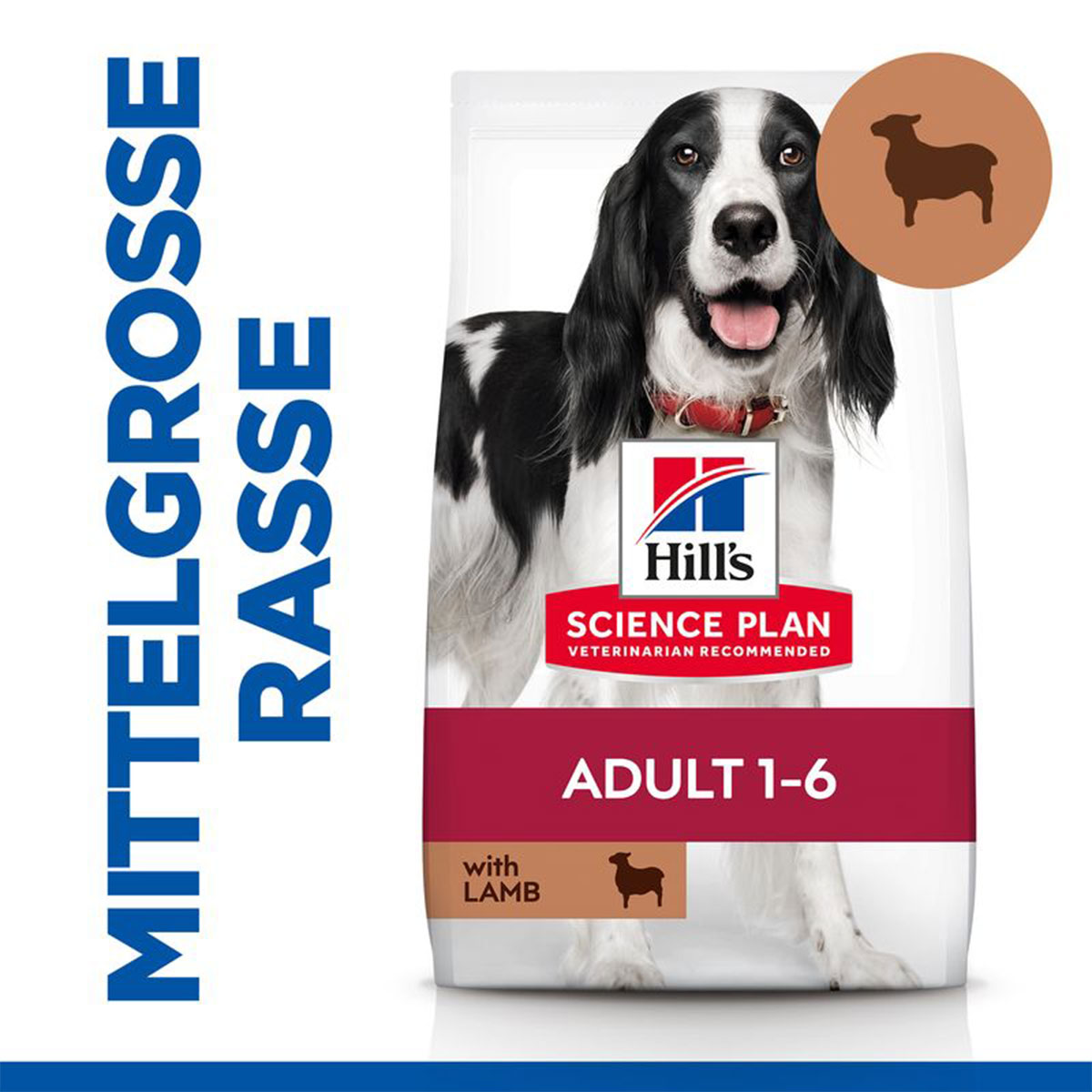 Hill's Science Plan Hund Medium Adult Lamm & Reis 14kg