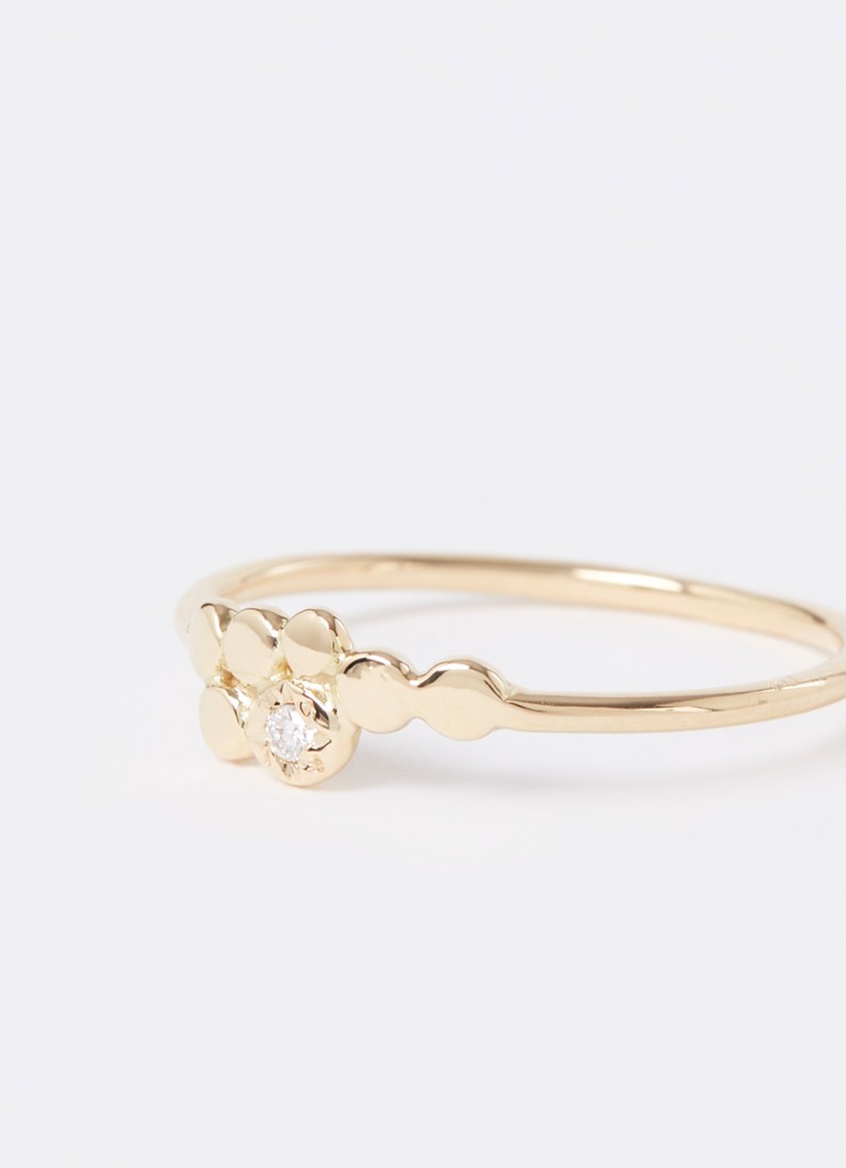 Inel Monsieur Paris Suzanne din aur galben de 18k