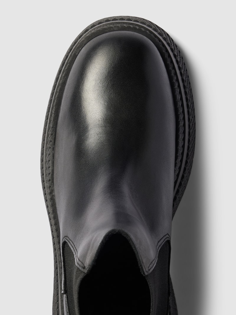 Chelsea Boots mit Label-Detail Modell 'GENIVA' in schwarz
