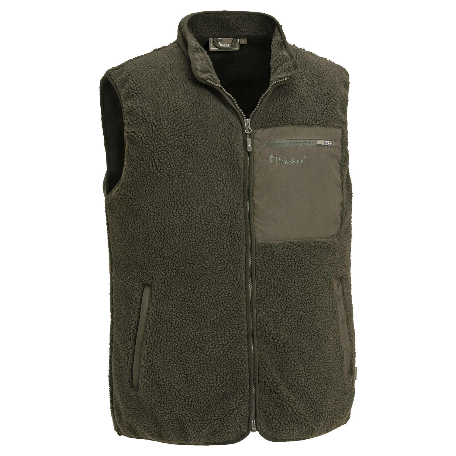 Pinewood Herren Faserpelz Weste (dark green)