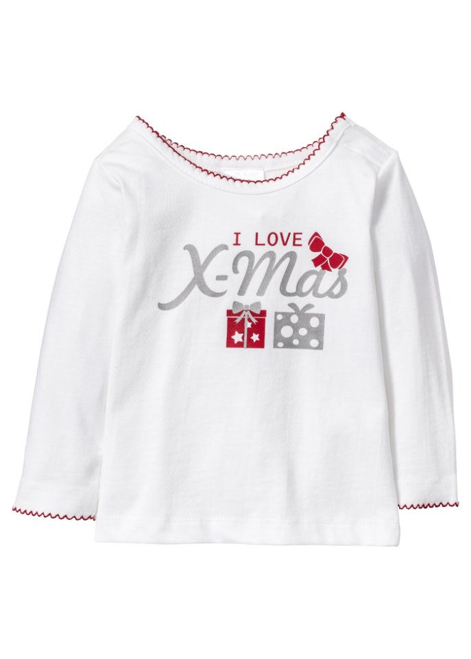 Baby Shirt+Leggings Tutu Weihnachten (2-tlg.) Bio-Baumwolle