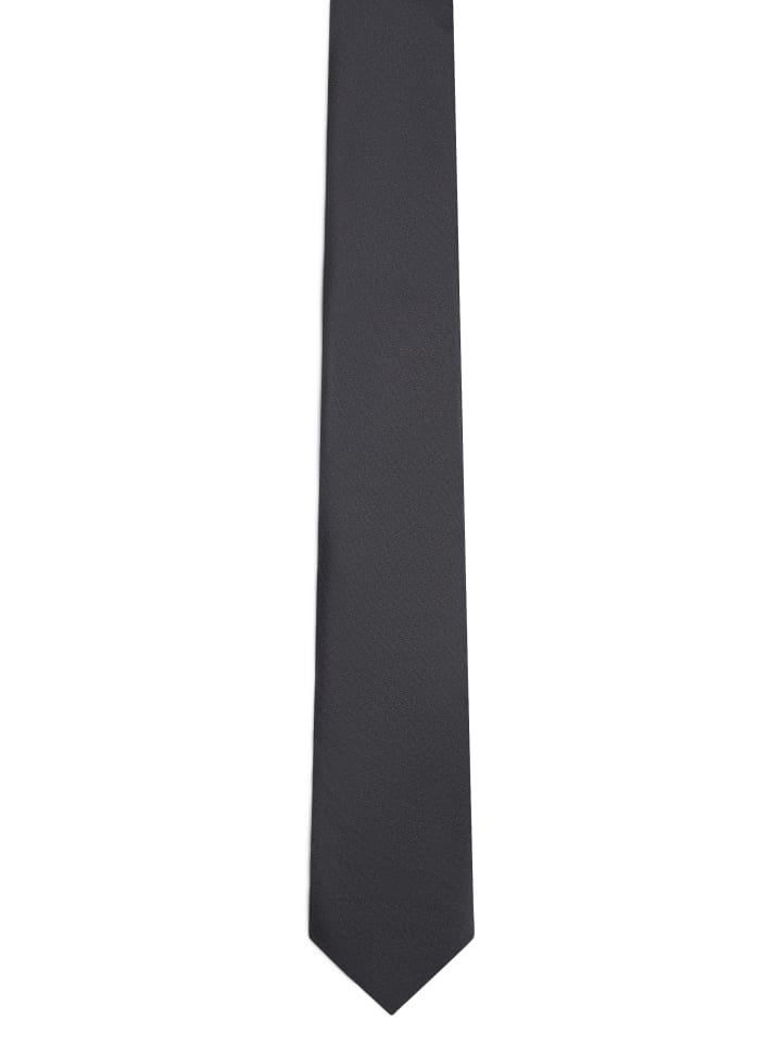 Finshley & Harding Seidenkrawatte in anthrazit - 0008 günstig kaufen onesize