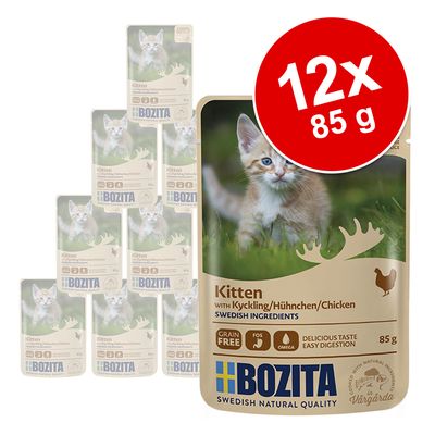 Bozita Häppchen in Soße Kitten 12 x 85 g