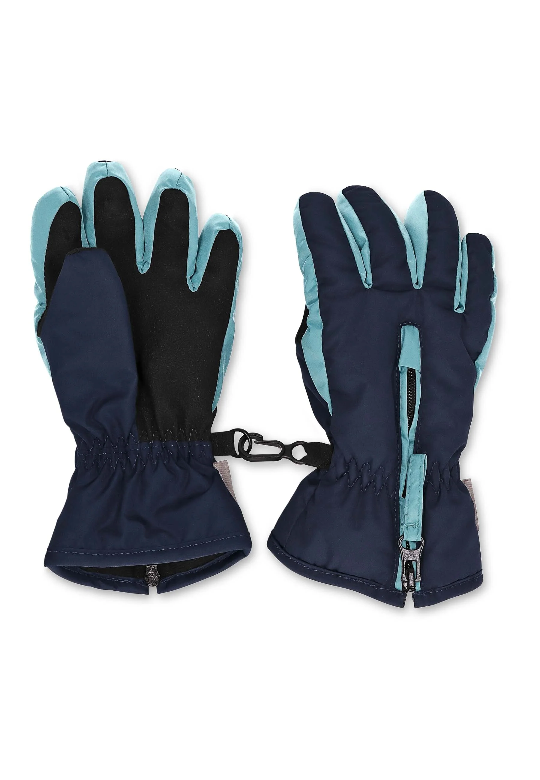 Fingerhandschuh aus Funktionsmaterial, zweifarbig