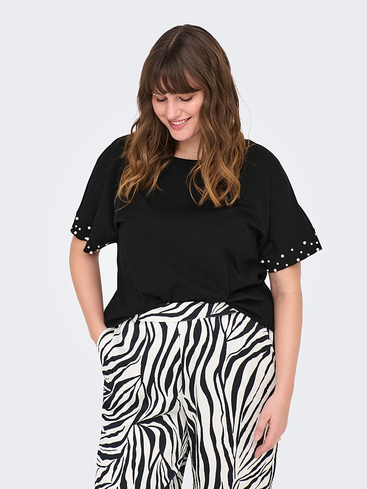ONLY Carmakoma Shirt in Schwarz günstig kaufen
