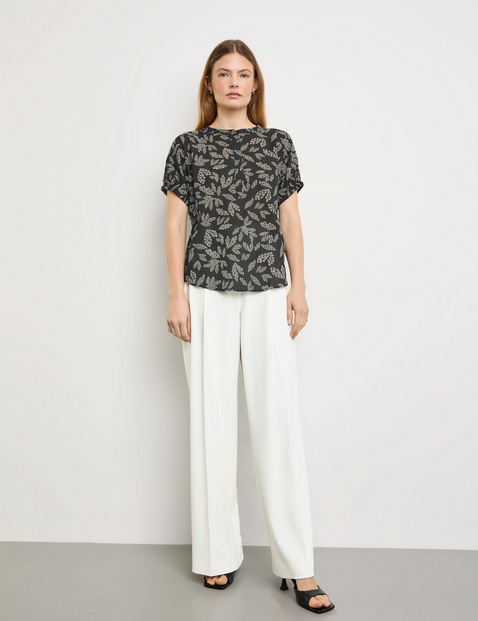Blusenshirt aus leichtem Baumwoll-Voile