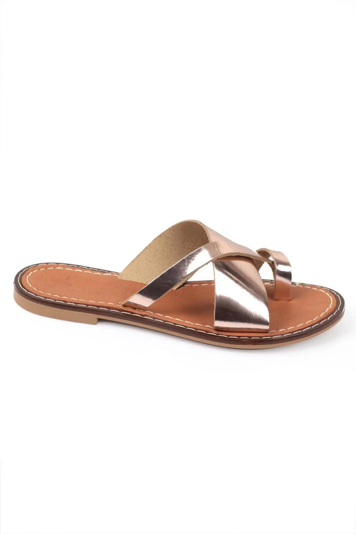 Capone Outfitters  Capone 888 Damen-Hausschuhe aus echtem Leder, Bodrum Rose