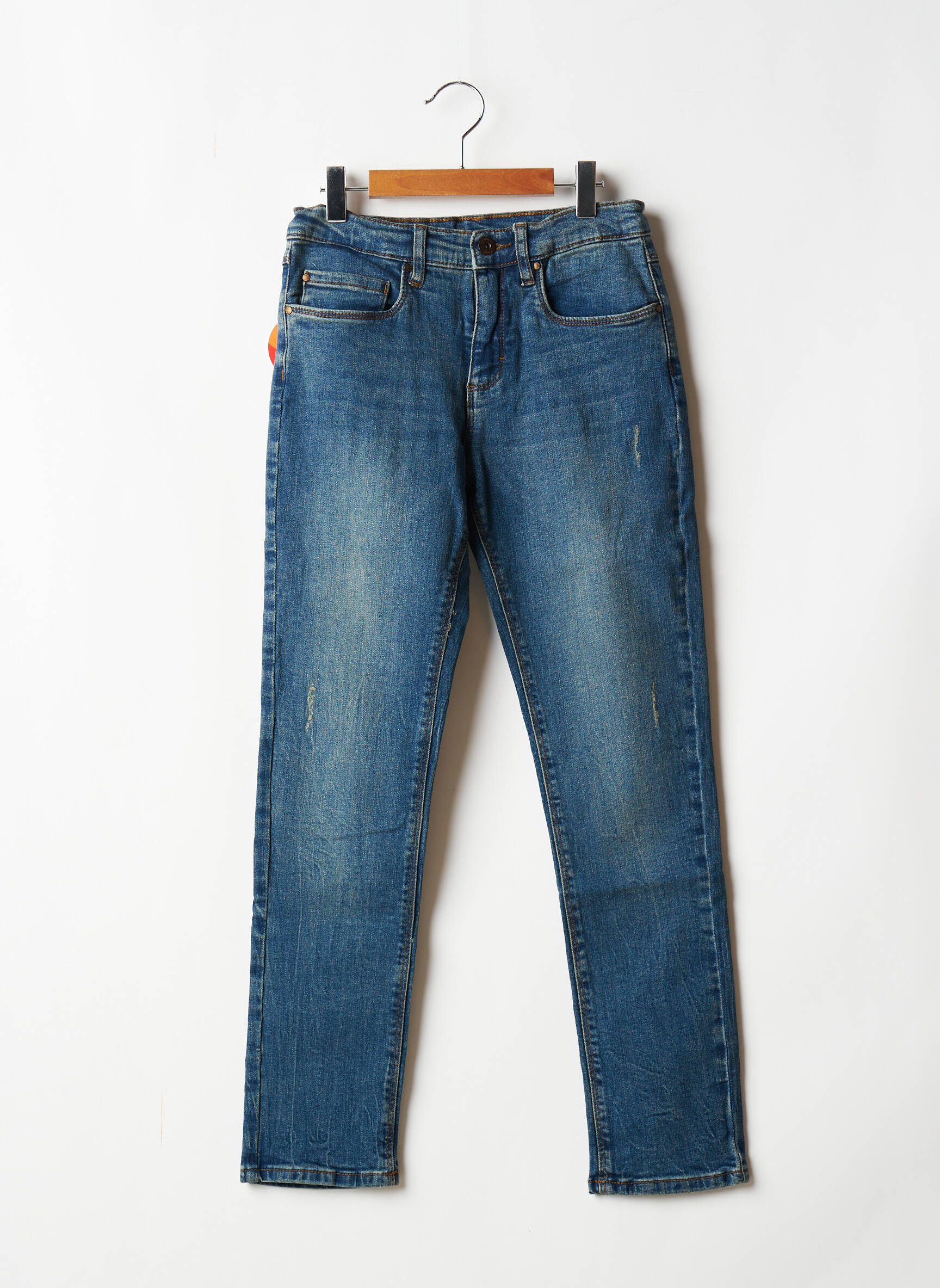 Stooker Jeans Coupe Slim Fille couleur bleu