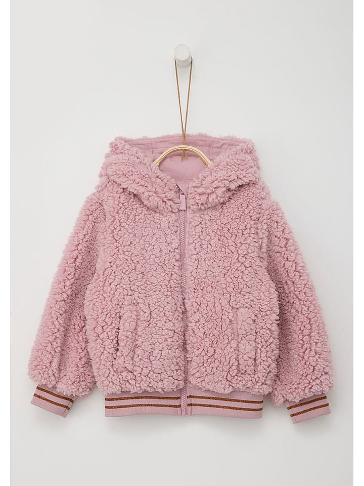 s.Oliver Fleecejacke in Rosa günstig kaufen