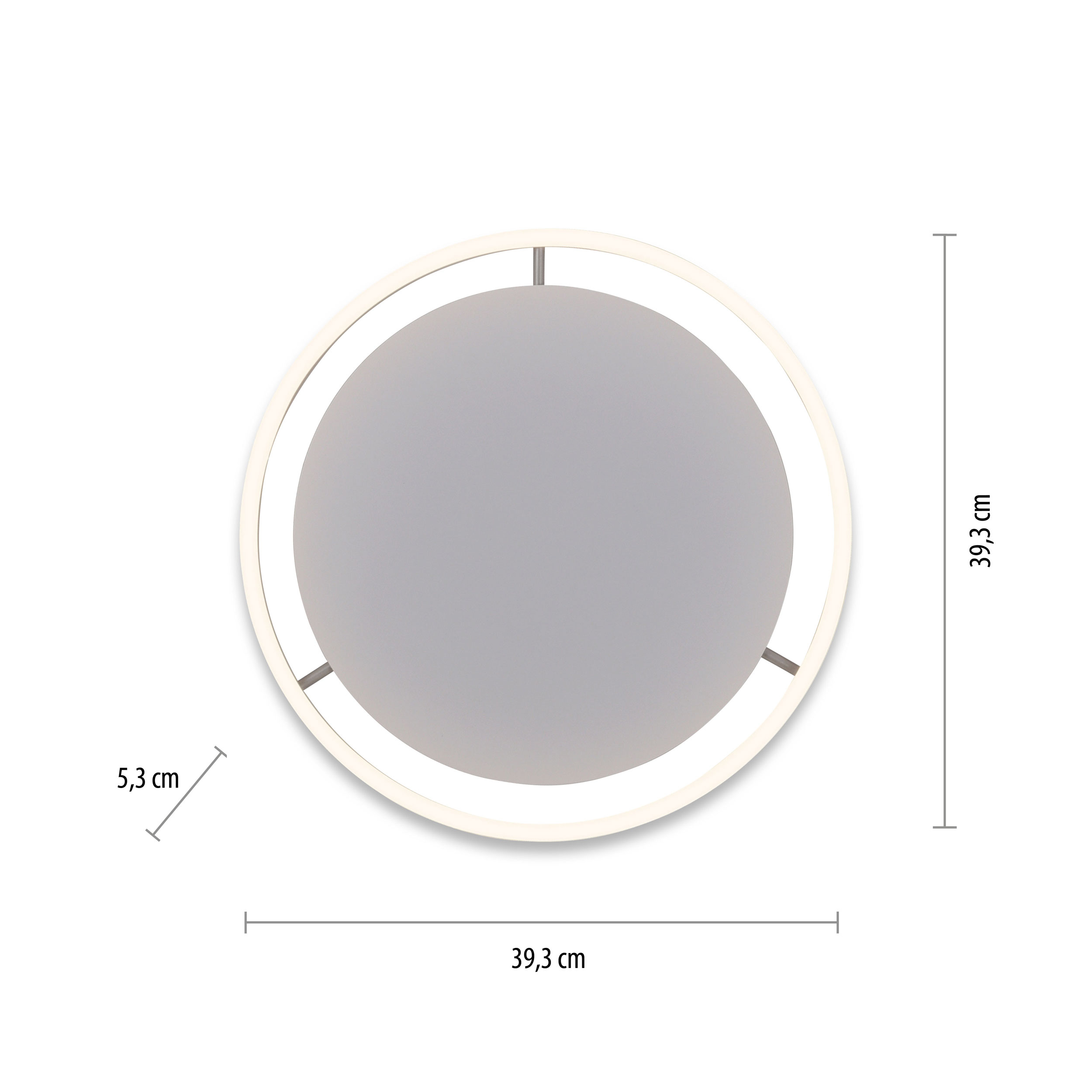 JUST LIGHT.LED-Deckenleuchte 1flg