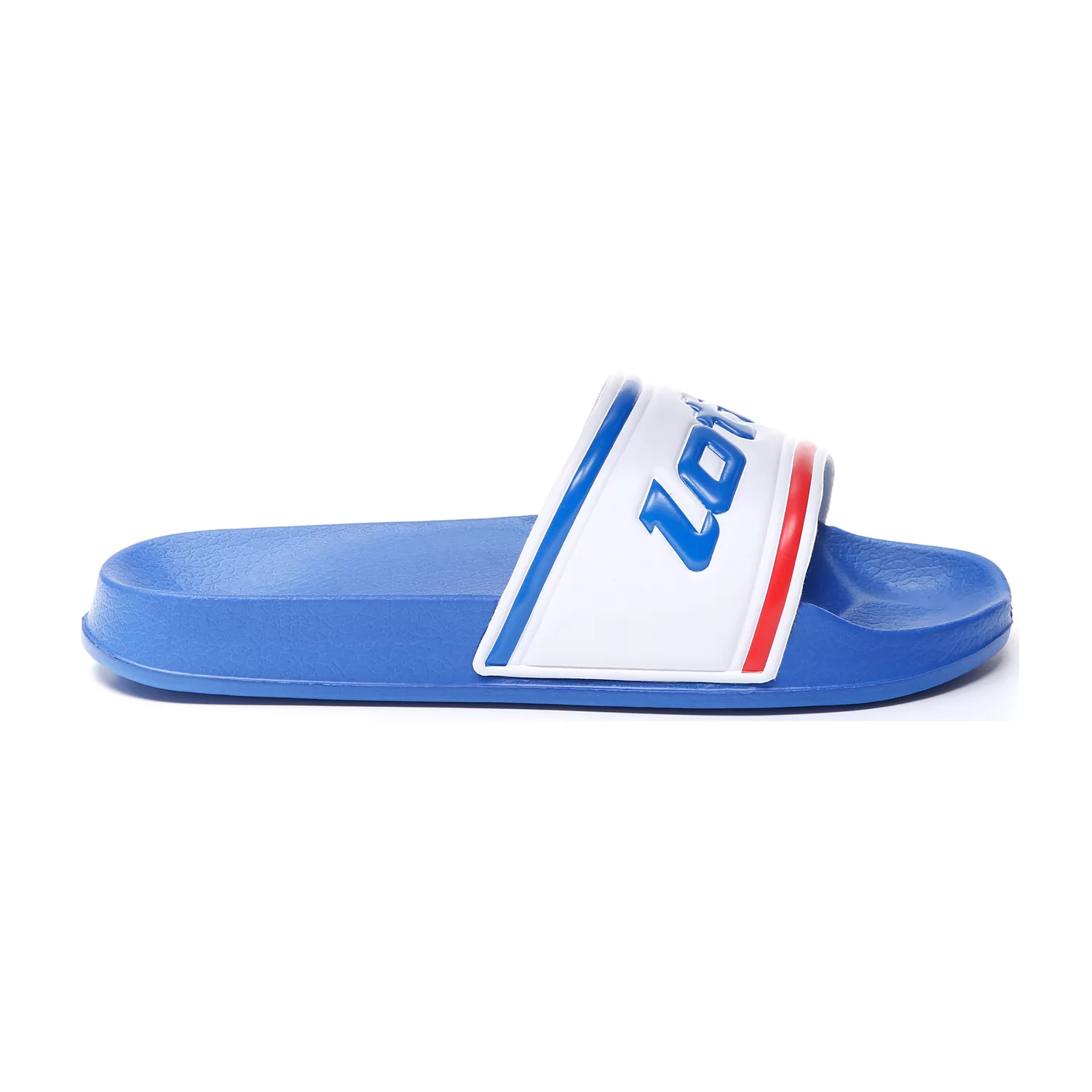 MIDWAY IV SLIDE PACIFIC BLUE/CELO WHITE/FLAME RED