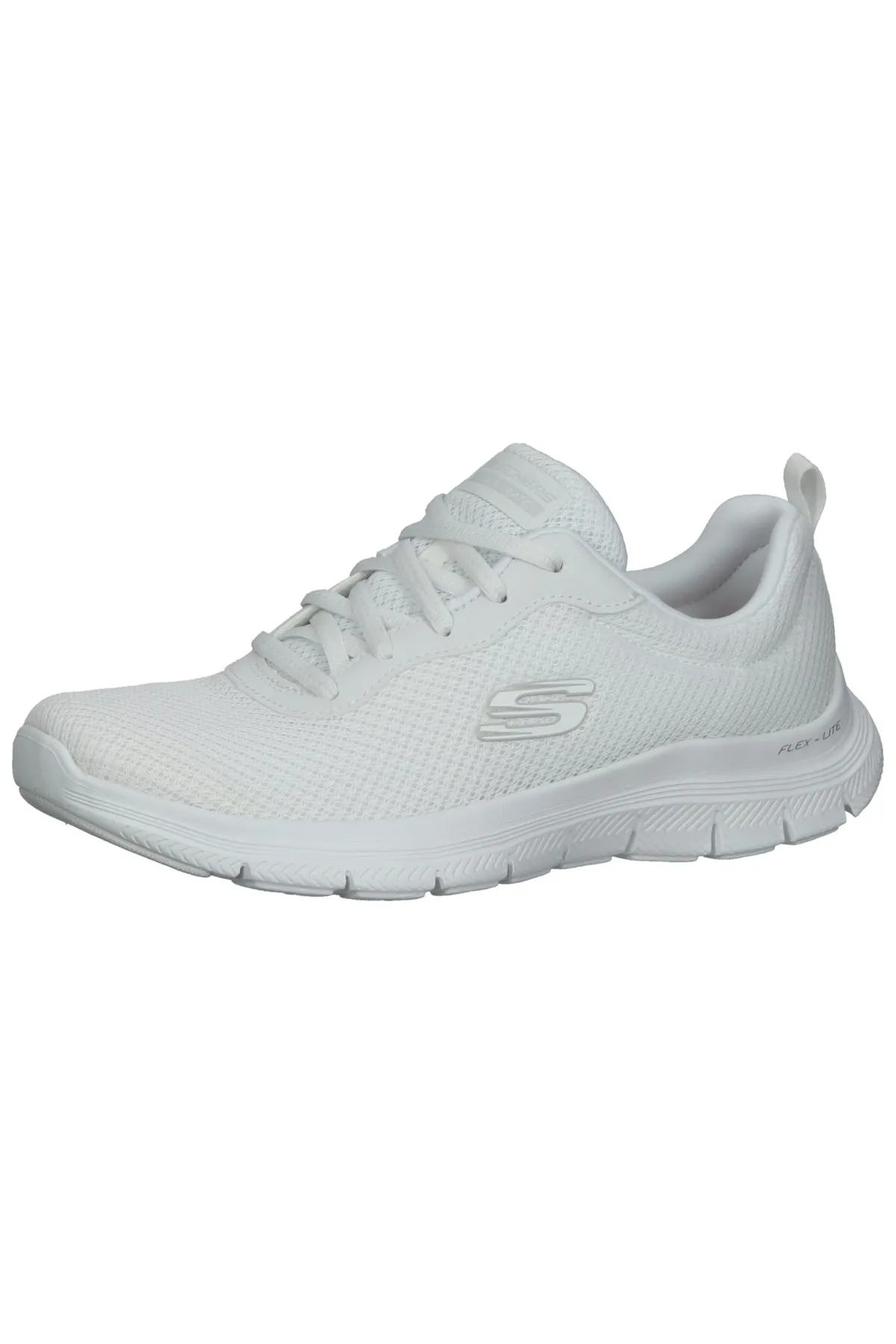 SKECHERS  Sneaker - Weiß - Flacher Absatz
