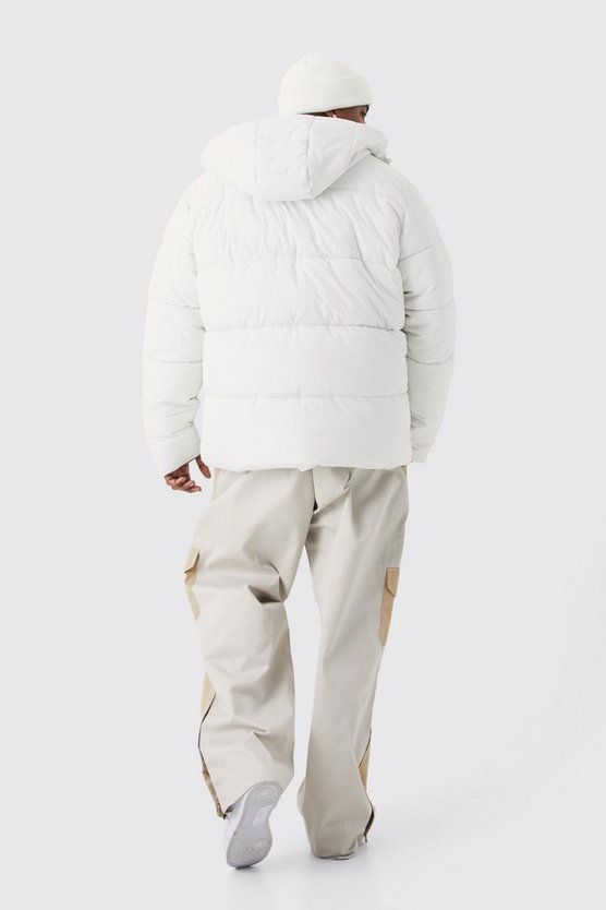 Plus matte Steppjacke