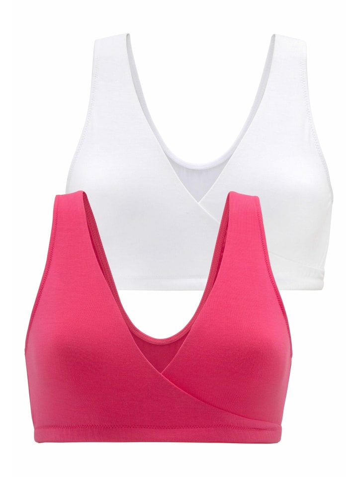 PETITE FLEUR Still-BH in pink weiß günstig kaufen