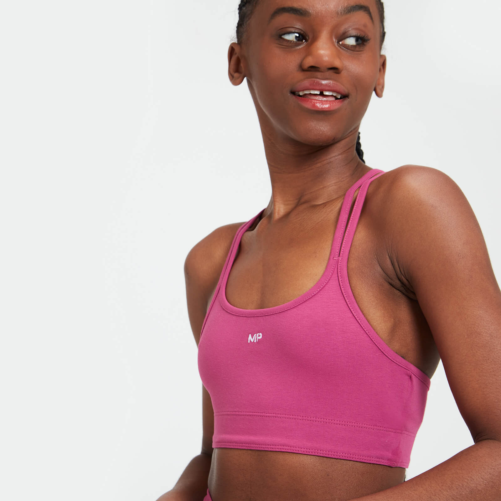 Brassière en jersey MP pour femmes – Sangria