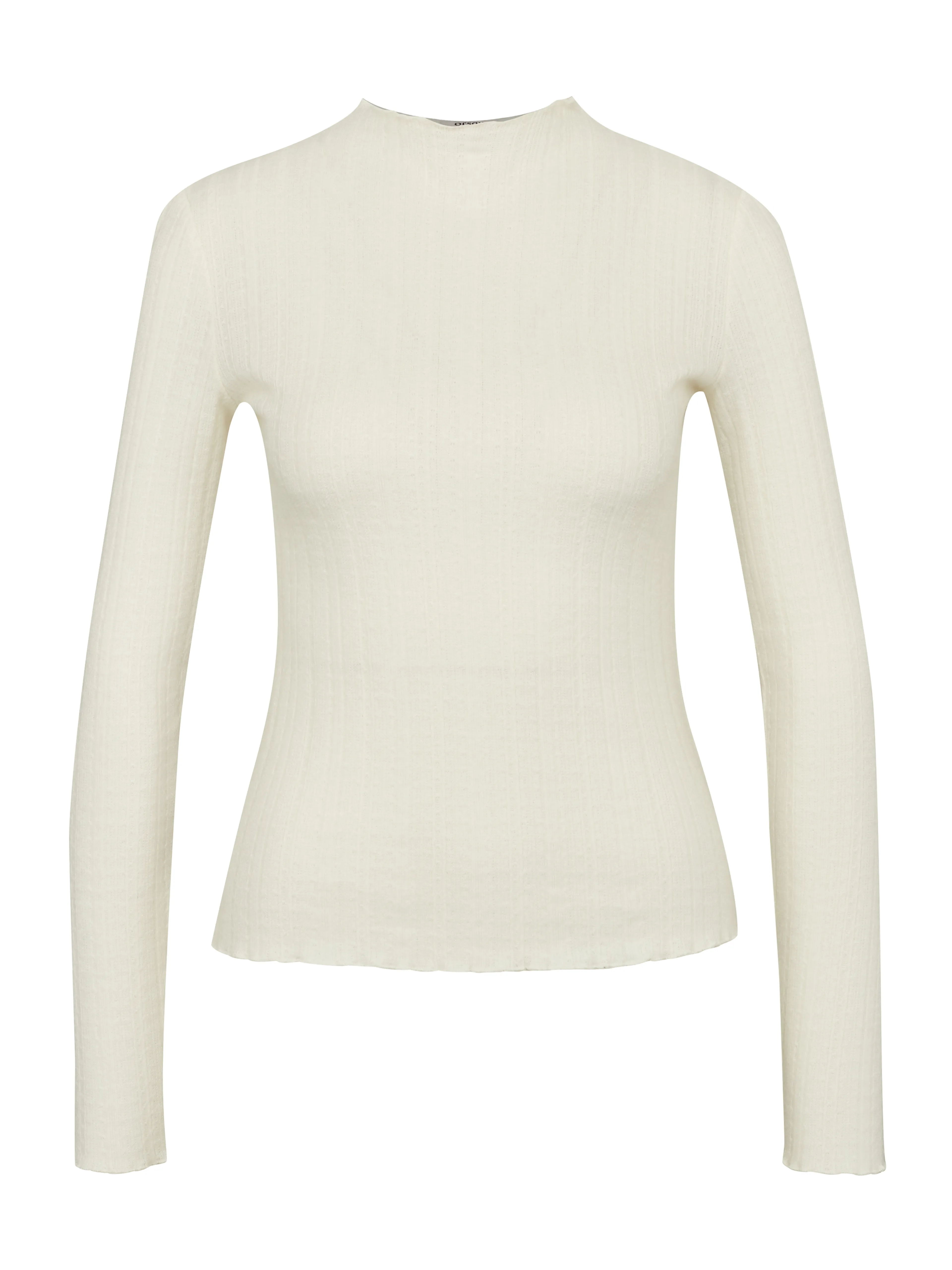 Weißes Langarm-T-Shirt für Frauen ORSAY