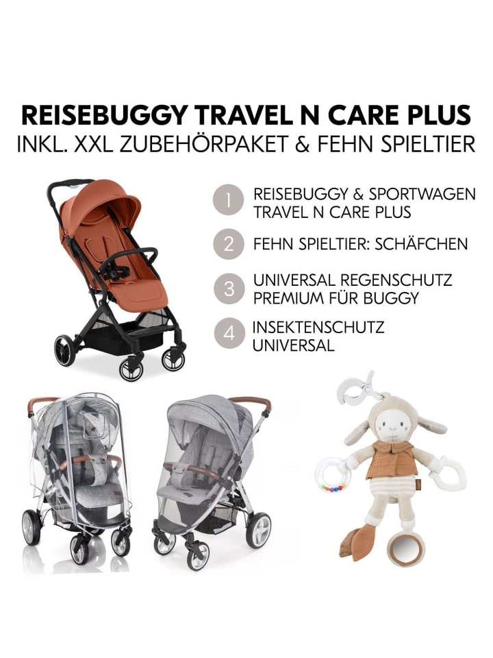 Hauck Reisebuggy & Sportwagen Travel N Care Plus in orange günstig kaufen onesize
