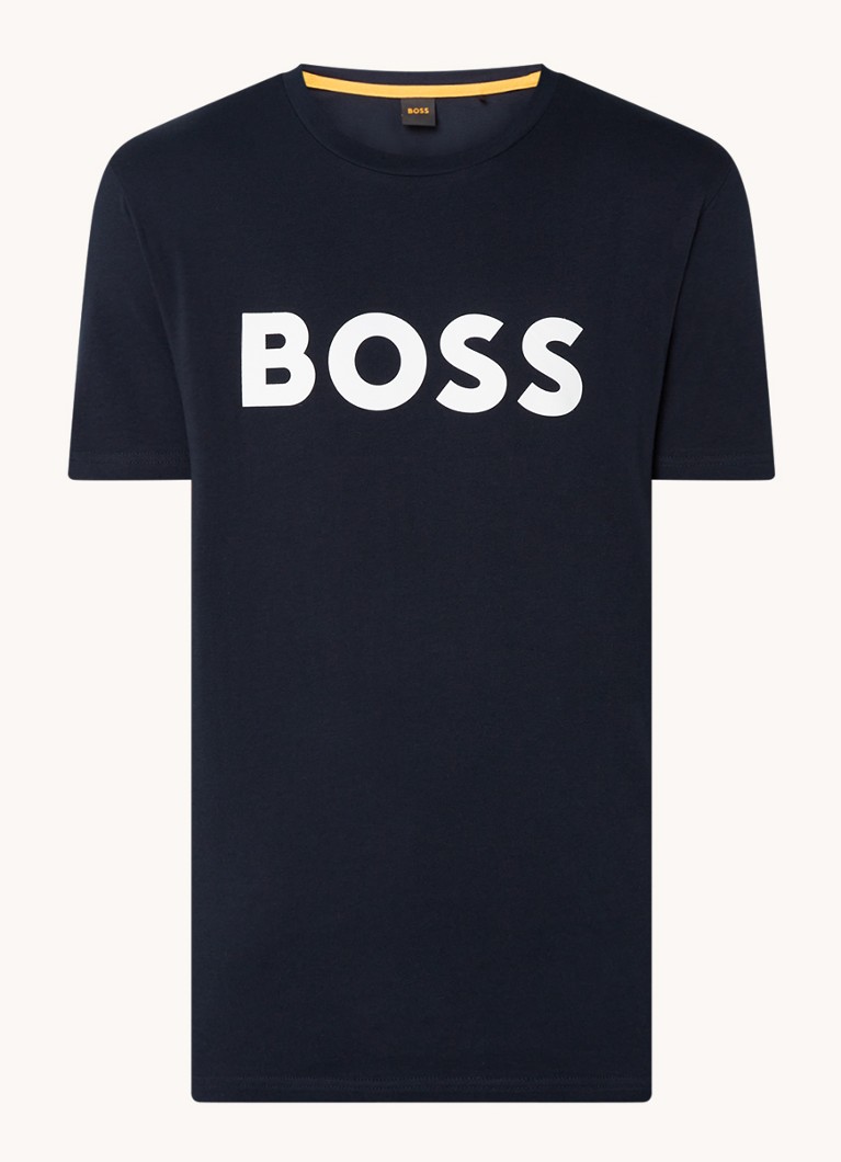 Koszulka HUGO BOSS Thinking z nadrukowanym logo
