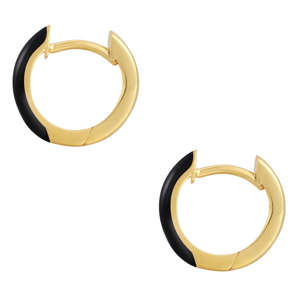 Glanzstücke München Boucles doreilles Argent sterling en Or jaune Boucles d'oreilles