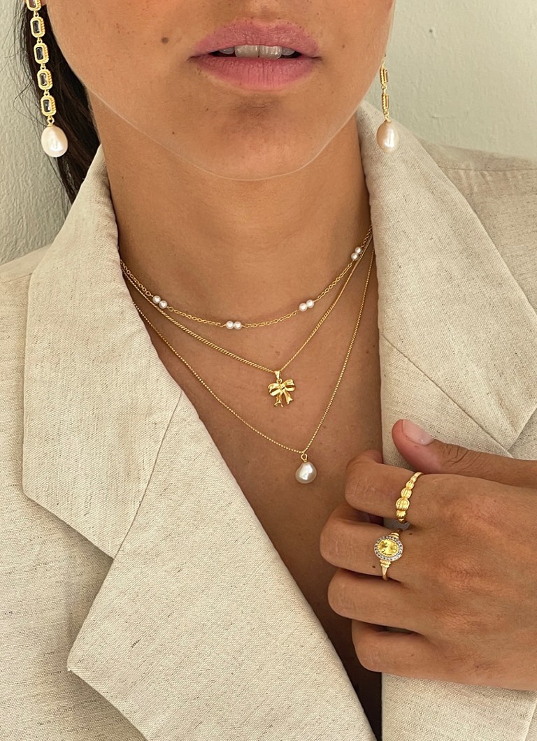 24Kae Necklace gold plated 32478Y
