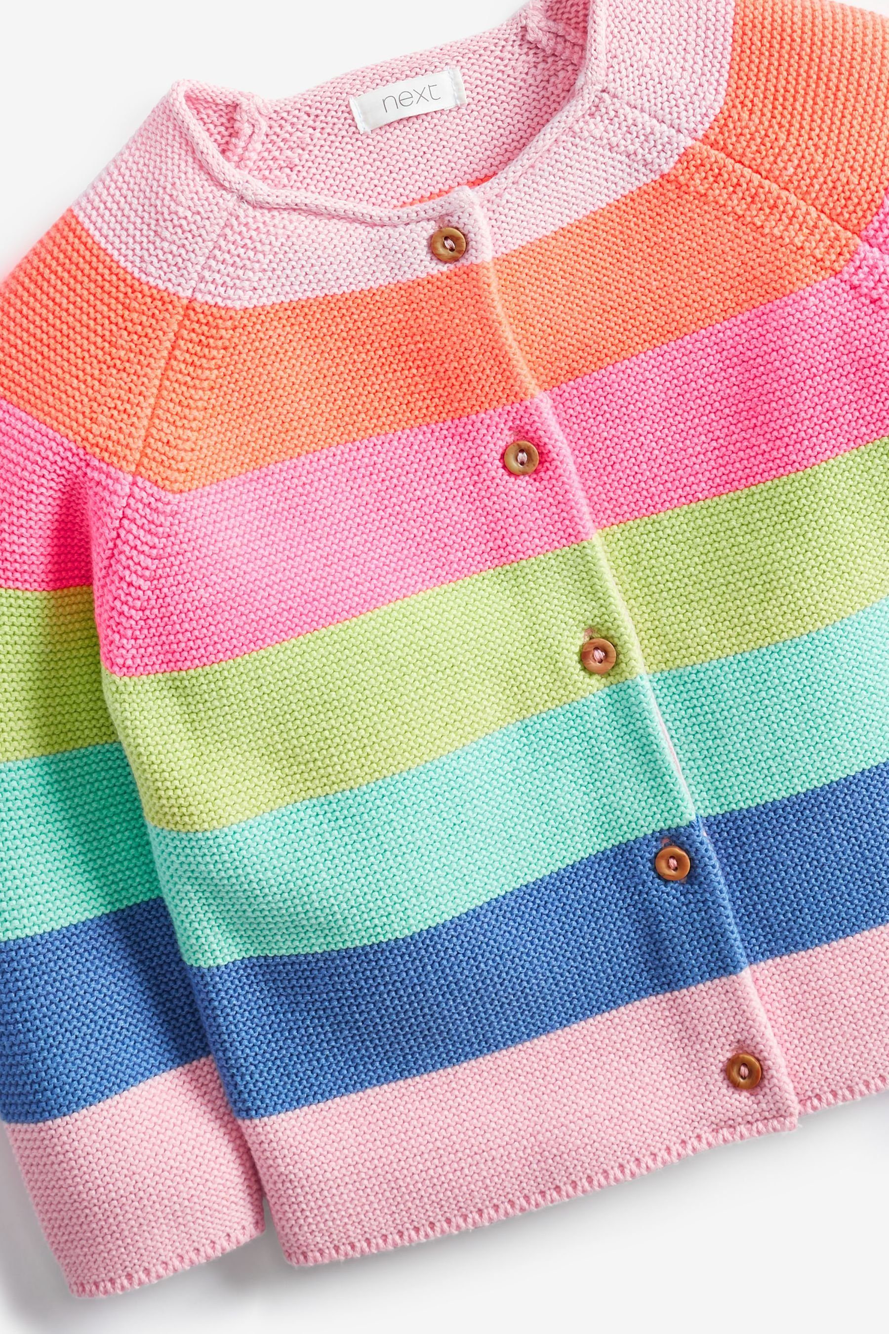 Next Strickjacke Gestreifter Cardigan (1-tlg)