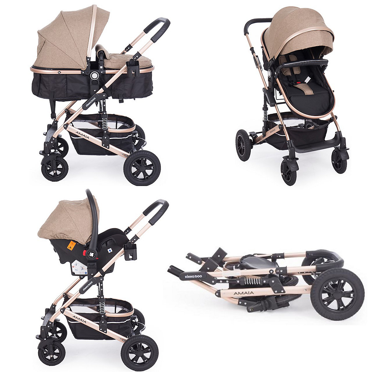 Kinderwagen Amaia 3 in 1 Kombikinderwagen