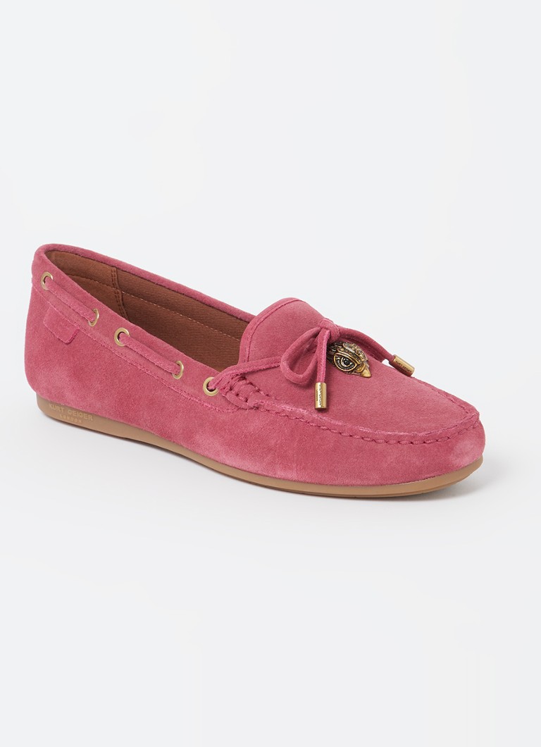 Mocassino Kurt Geiger Eagle con dettagli in pelle e strass