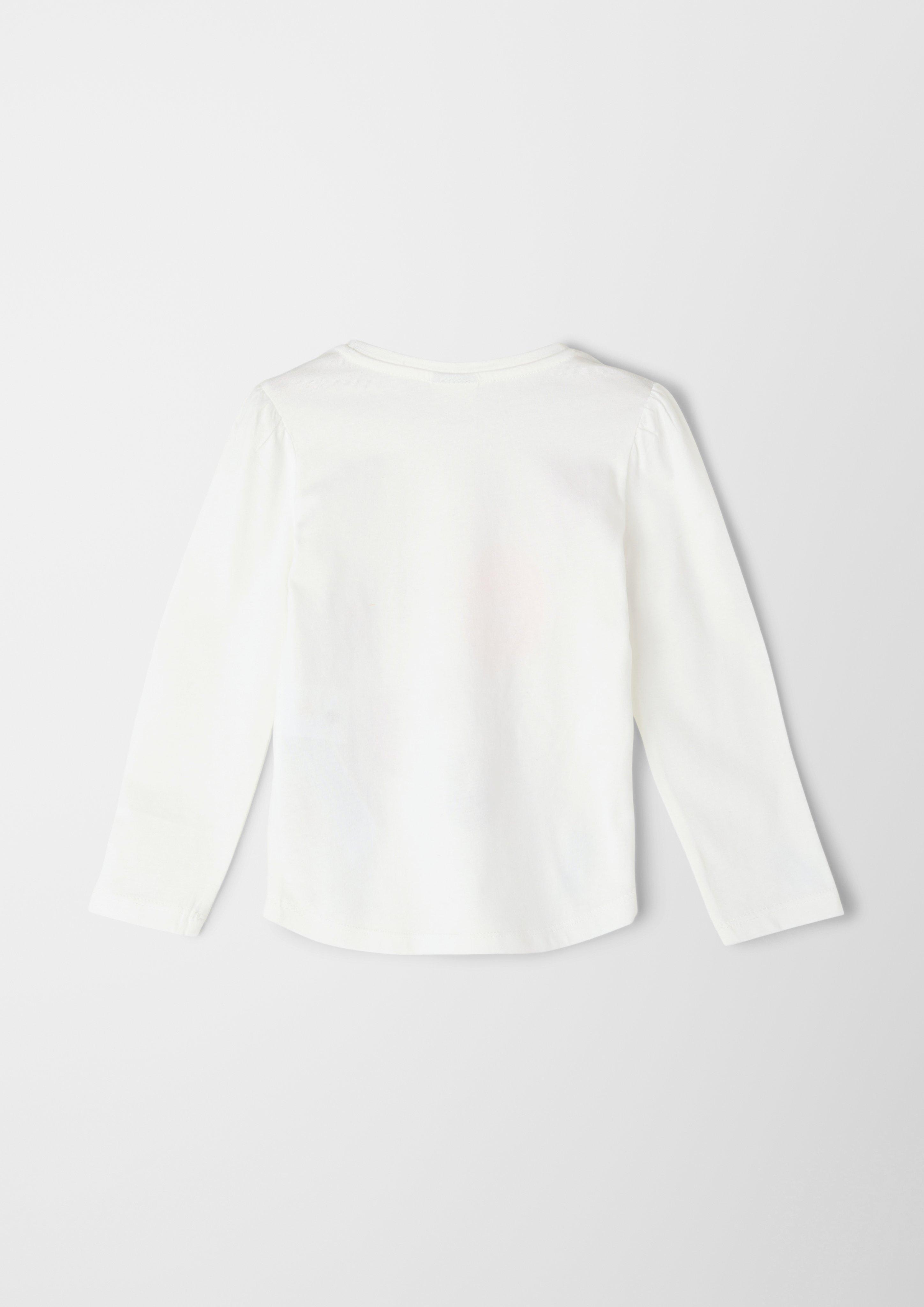 Longsleeve mit gummiertem Frontprint  2119274-0210