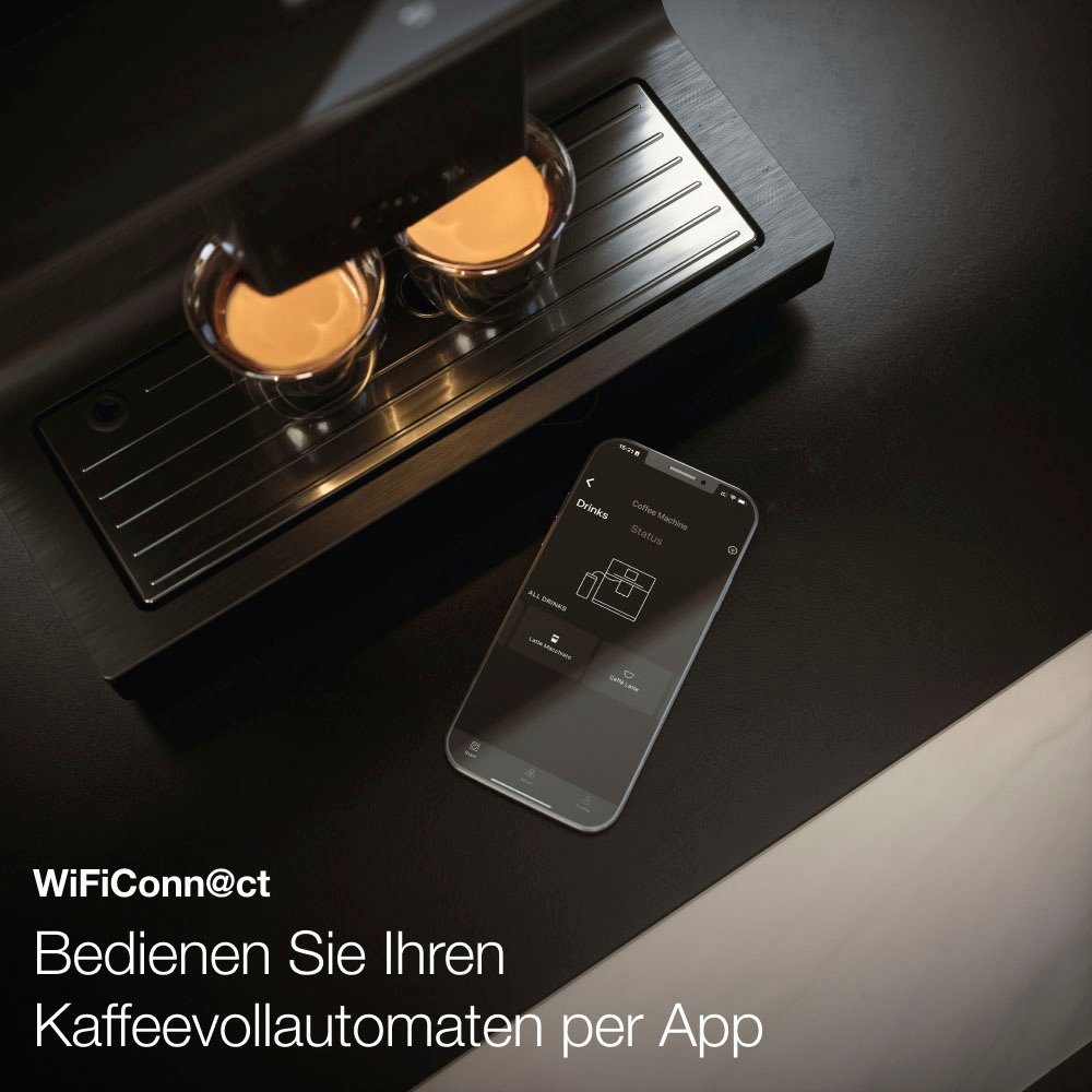 Miele Kaffeevollautomat CM7550 CoffeePassion, inkl. Milchgefäß, Kaffeekannenfunktion