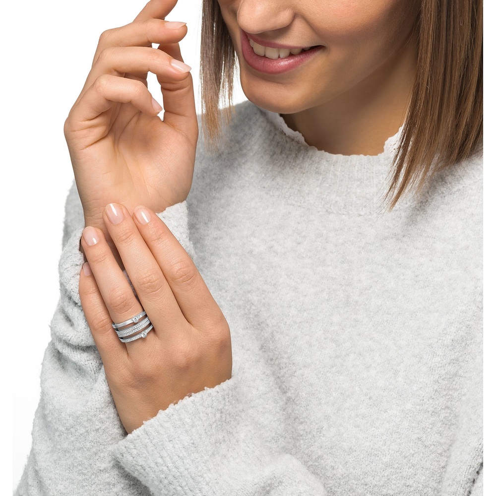 Jette Bague pour femme 925 Argent argent Bague